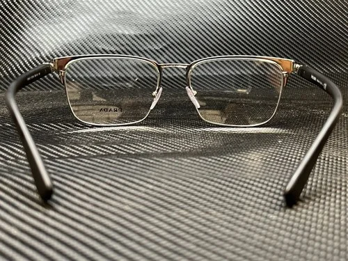 PRADA PR 54TV 1BO1O1 Matte Black Rectangle 55 mm Men 4