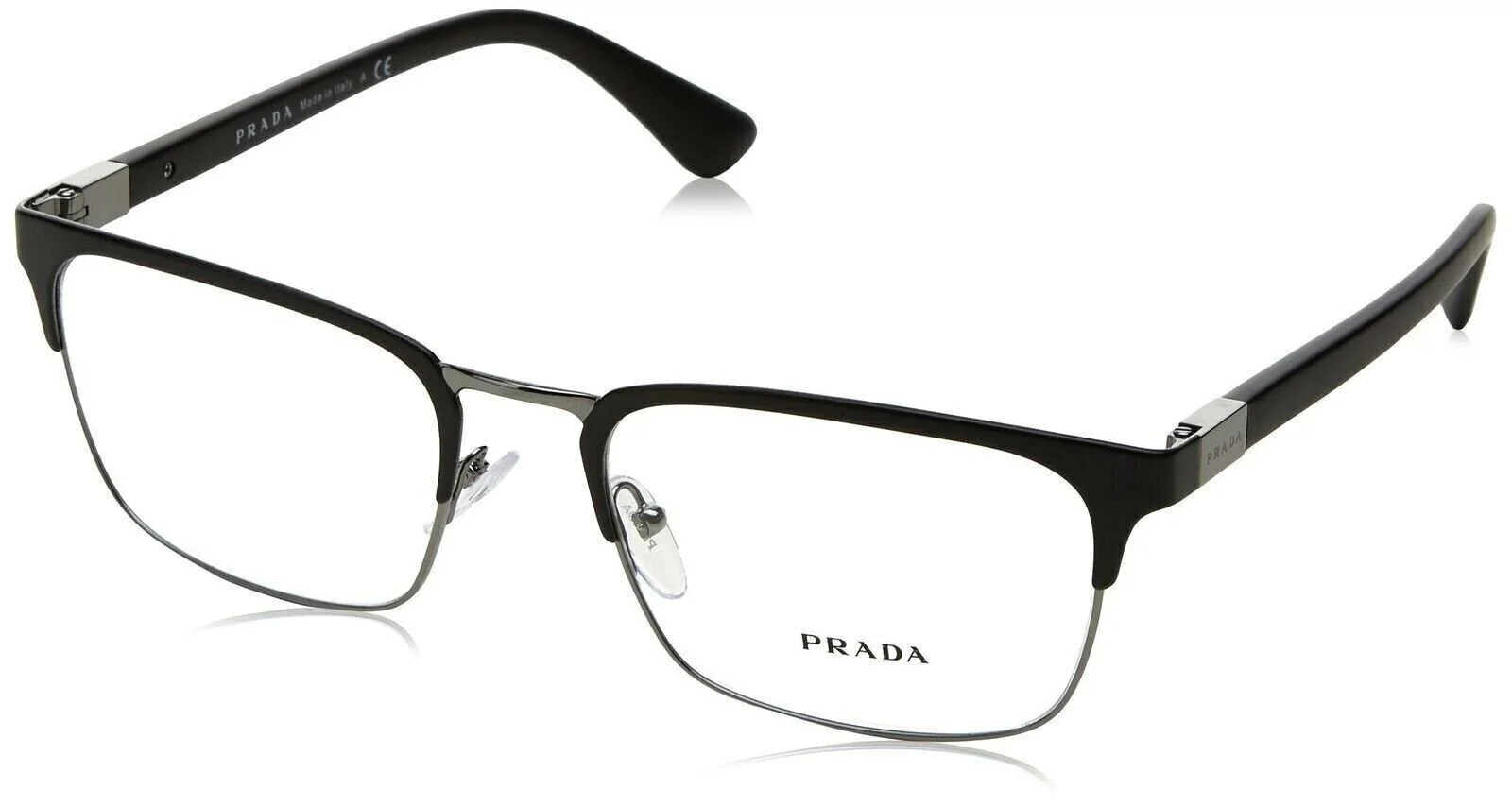 Prada PR54TV 1BO1O1 Eyeglasses Matte Black 55mm